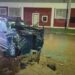 Fuerte choque durante la madrugada en Quequén: impactó contra un camión estacionado y fue trasladado al hospital