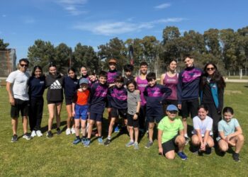 La Escuela Municipal de Atletismo participó de la Liga del Sudeste en San Cayetano