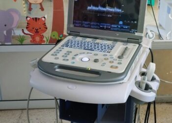 El Club de Leones concretó la donación de un nuevo monitor para el ecógrafo de Pediatría y Neonatología