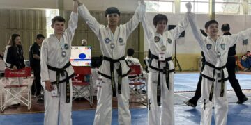 Excelenteactuación de taekwondistas necochenses en la ATT de Calamuchita