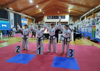 El necochense Rodrigo Colombani fue medallista de bronce en el ATT de Tierra del Fuego
