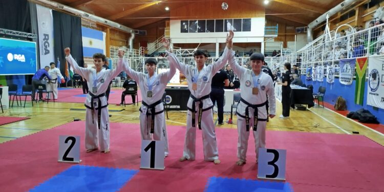 El necochense Rodrigo Colombani fue medallista de bronce en el ATT de Tierra del Fuego