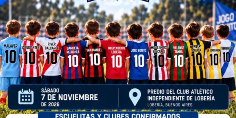 Lobería se prepara para la segunda edición de Jogo Bonito, con la visita de Estudiantes de La Plata