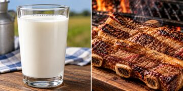 La leche y el asado son más caros en el interior que en Buenos Aires