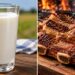 La leche y el asado son más caros en el interior que en Buenos Aires